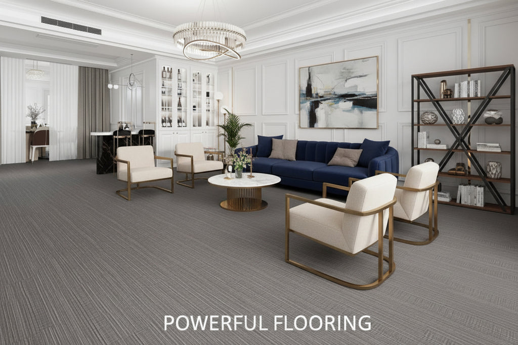 Commercial Marble Stone Look  Click-in  LVT  SF-817R (7.0 mm • 22 mil)