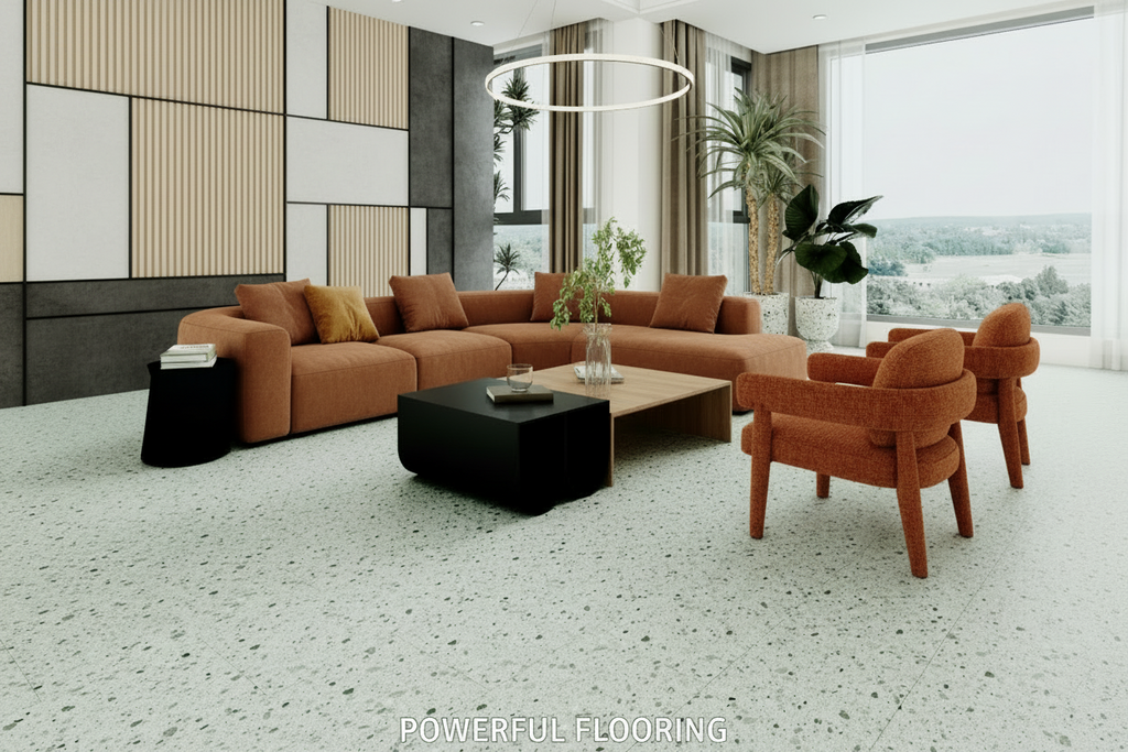 Commercial Marble Stone Look  Click-in  LVT SF-103G (7.0 mm • 22 mil)