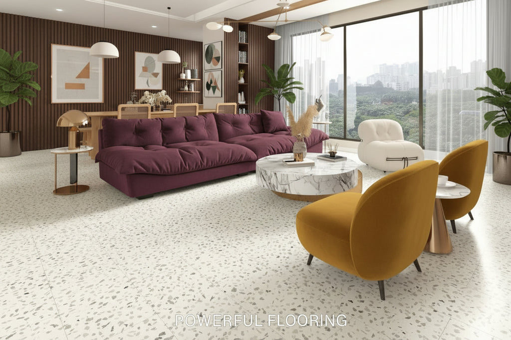 Commercial Marble Stone Look  Click-in  LVT  SF-820R  (7.0 mm • 22 mil)