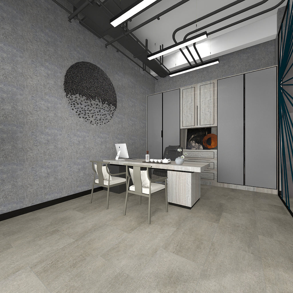 Commercial Glue Down Marble Stone Look  LVT  SF-105R   ( 7.0mm  22 mil )
